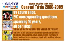 General Trivia Game Show Audio CD Questions & Answers (2000-2009) - Digital Download (PDF & MP3)