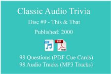 Classic Game Show Mania Audio Trivia - Disc 09 - This & That - Released 2000