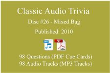 Classic Game Show Mania Audio Trivia - Disc 26 - Mixed Bag - Released 2010