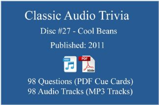 Game Show Mania ⇢ Classic Game Show Mania Audio Trivia - Disc 27 - Cool Beans - Released 2011 ⇢ AT-CLASSIC-27