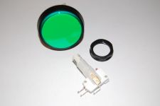 Small Green Replacement Hit Button w/ LED Wedge Bulb For Game Show Systems