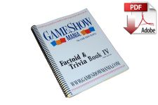 Factoid Game Show Trivia Book #4 Digital Download (PDF)